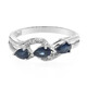 Burmese Blue Sapphire Silver Ring
