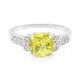 Yellow Apatite Silver Ring