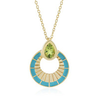 Peridot Silver Necklace