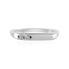 White Sapphire Silver Ring