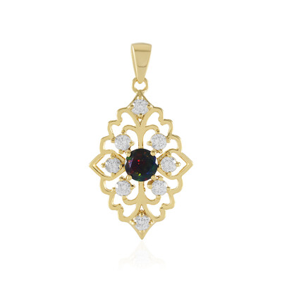 Mezezo Opal Silver Pendant (Adela Silber)