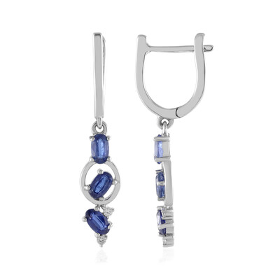 Nepal Kyanite Silver Earrings