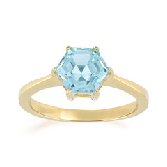 Sky Blue Topaz Silver Ring