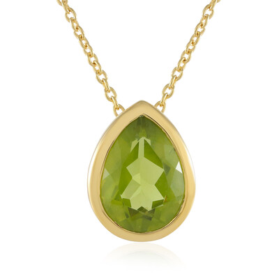 Peridot Silver Necklace
