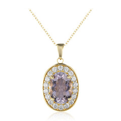 Bolivian Amethyst Silver Necklace
