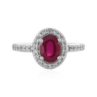 Madagascar Ruby Silver Ring