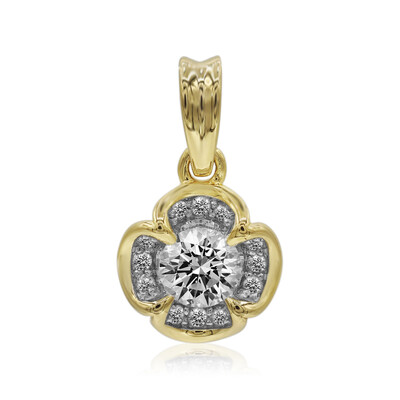 14K SI1 (G) Diamond Gold Pendant (Annette)