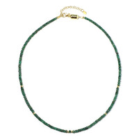 Zambian Emerald Silver Necklace