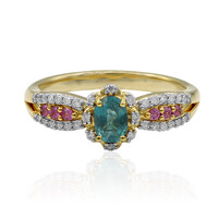 18K Grandidierite Gold Ring (AMAYANI)
