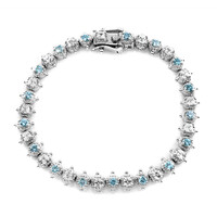 Ratanakiri Zircon Silver Bracelet (Dallas Prince Designs)