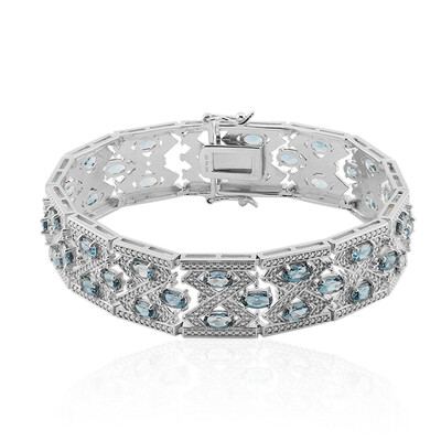 London Blue Topaz Silver Bracelet
