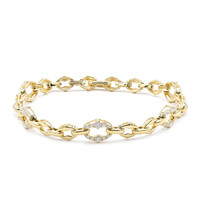 14K I1 (H) Diamond Gold Bracelet (CIRARI)
