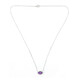 Zambian Amethyst Silver Necklace (de Melo)