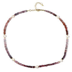 Fancy Spinel Silver Necklace (Riya)