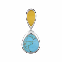 Turquoise Silver Pendant