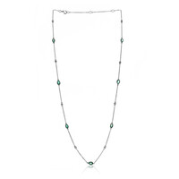 18K AAA Zambian Emerald Gold Necklace (CIRARI)