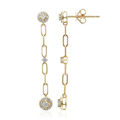 14K I1 (H) Diamond Gold Earrings (CIRARI)