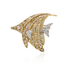 18K SI2 Fancy Diamond Gold Ring (CIRARI)