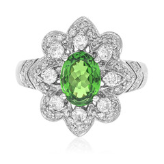 14K AAA Tsavorite Gold Ring (CIRARI)