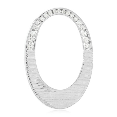 White Topaz Silver Pendant (MONOSONO COLLECTION)