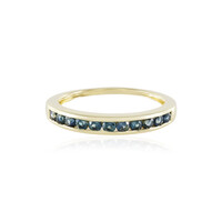 9K Blue Sapphire Gold Ring