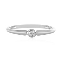 9K Flawless (F) Diamond Gold Ring (LUCENT DIAMONDS)