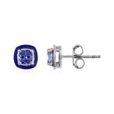 Tanzanite Silver Earrings