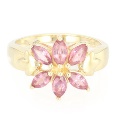 18K Unheated Padparadscha Sapphire Gold Ring (AMAYANI)