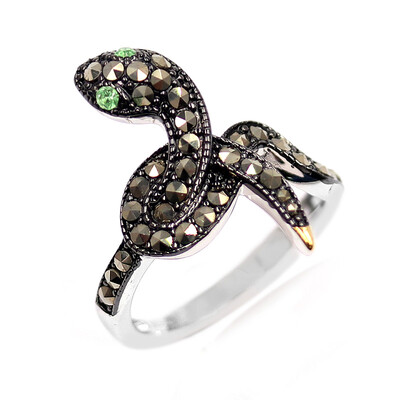 Tsavorite Silver Ring