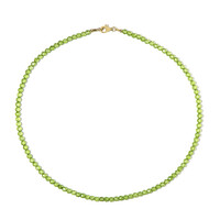 Peridot Silver Necklace