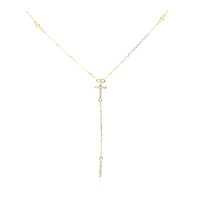18K SI2 (H) Diamond Gold Necklace (CIRARI)