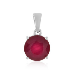 Madagascar Ruby Silver Pendant
