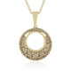 9K I2 Champagne Diamond Gold Necklace (de Melo)