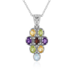 Zambian Amethyst Silver Necklace