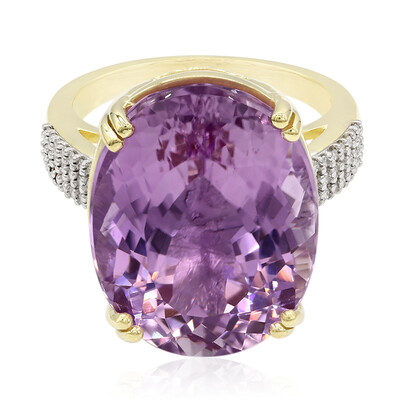 9K Patroke Kunzite Gold Ring