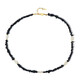 Burmese Blue Sapphire Silver Necklace