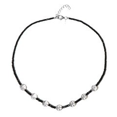 White Quartz Silver Necklace