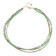 Green Aventurine Silver Necklace (Riya)
