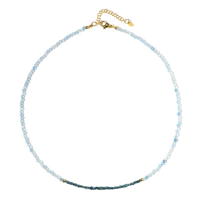 Aquamarine Silver Necklace