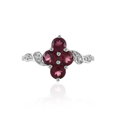 Rhodolite Silver Ring