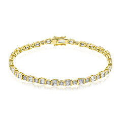 14K SI2 (H) Diamond Gold Bracelet (CIRARI)