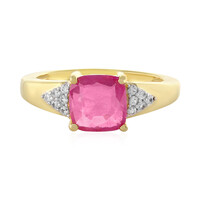 Madagascar Pink Sapphire Silver Ring