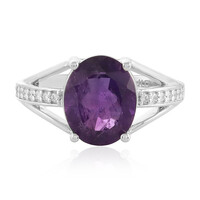 Amethyst Silver Ring