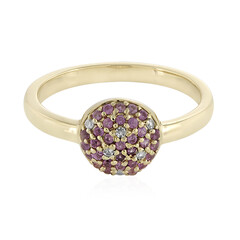 9K Pink Sapphire Gold Ring