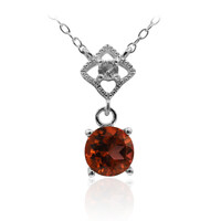 Mandarin Topaz Silver Necklace