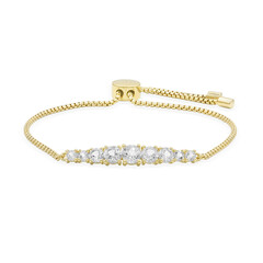 White Topaz Silver Bracelet