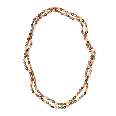 Freshwater pearl Silver Necklace (TPC)