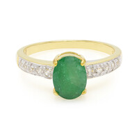 Bahia Emerald Silver Ring