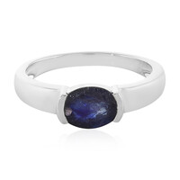 Madagascar Blue Sapphire Silver Ring