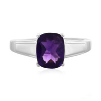 Zambian Amethyst Silver Ring
